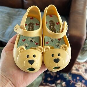 Mini Melissa Yellow Bear Kids Shoes